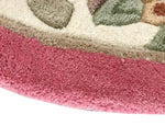 Rose Avolon Pink Half Circle Rug | Wool Rugs Belrose | Rugs N Timber