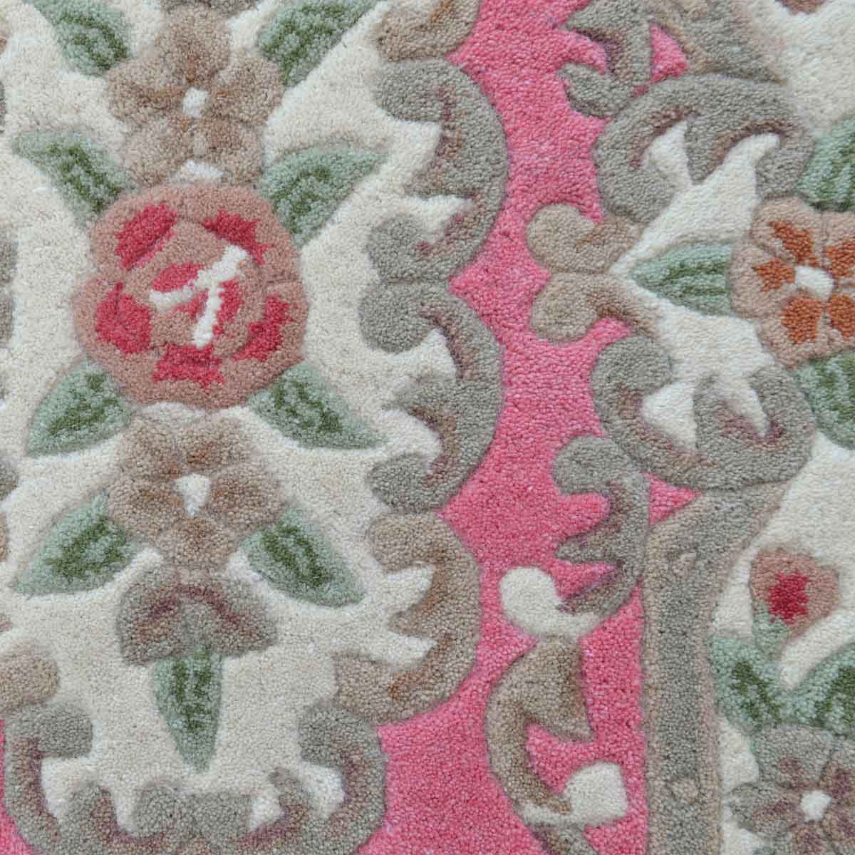 Rose Avolon Pink Runner | Wool Rugs Belrose | Rugs N Timber