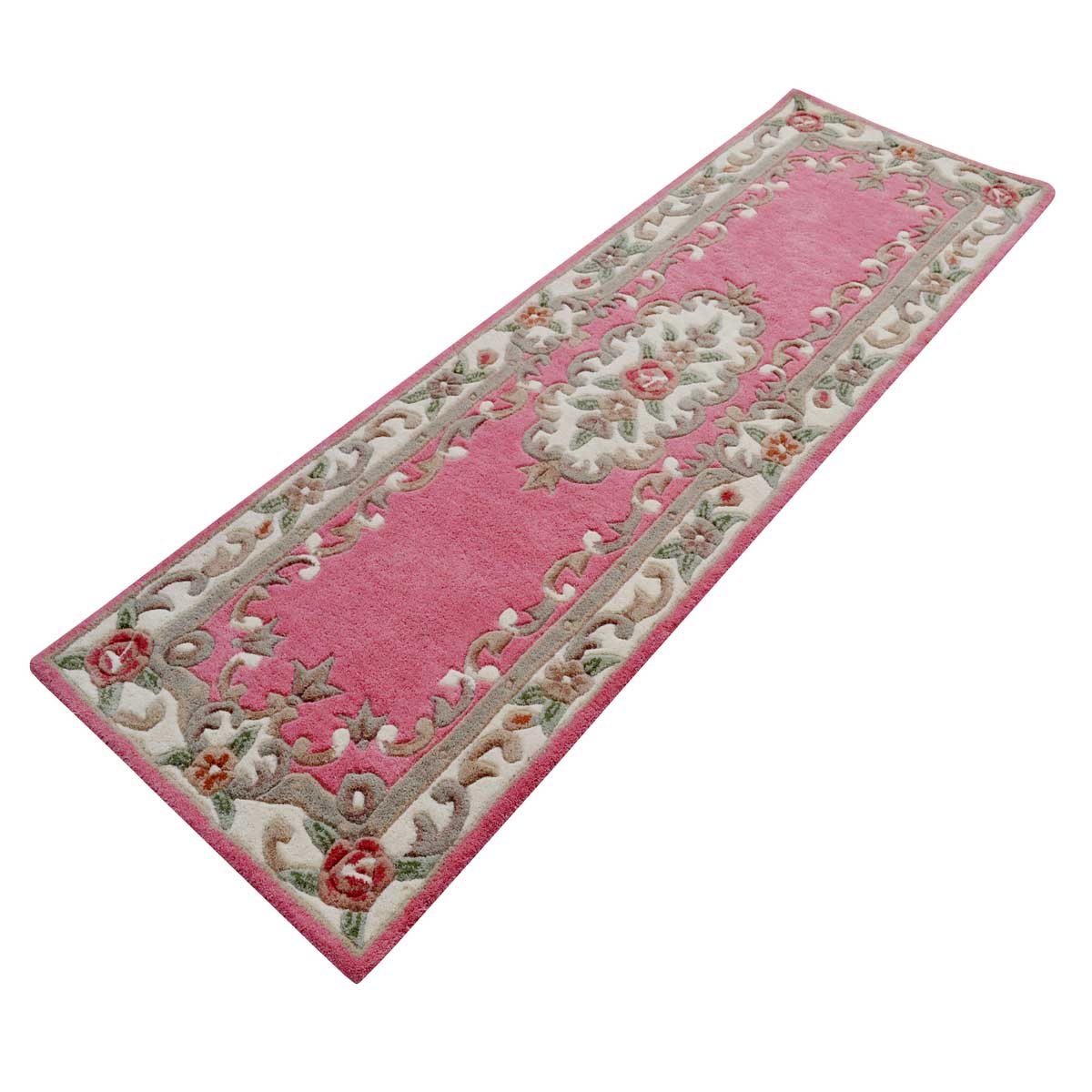 Rose Avolon Pink Runner | Wool Rugs Belrose | Rugs N Timber