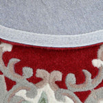 Rose Avolon Red Round Rug | Wool Rugs Belrose | Rugs N Timber