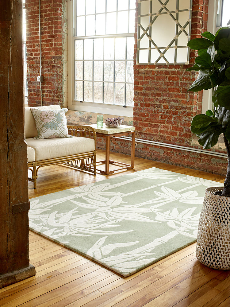 Japanese Bamboo Jade Rug | Florence Broadhurst Designer Rugs Belrose | Rugs 'N' Timber
