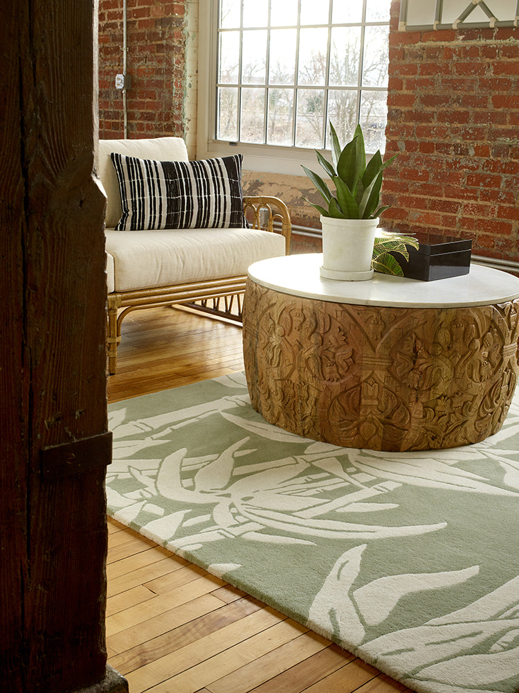 Japanese Bamboo Jade Rug | Florence Broadhurst Designer Rugs Belrose | Rugs 'N' Timber