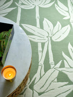 Japanese Bamboo Jade Rug | Florence Broadhurst Designer Rugs Belrose | Rugs 'N' Timber