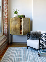 Florence Broadhurst - Tortoiseshell Stripe Jade Rug