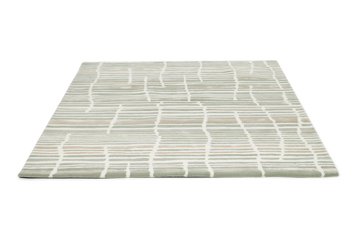 Tortoiseshell Stripe Jade Rug | Florence Broadhurst Designer Rugs Belrose | Rugs 'N' Timber