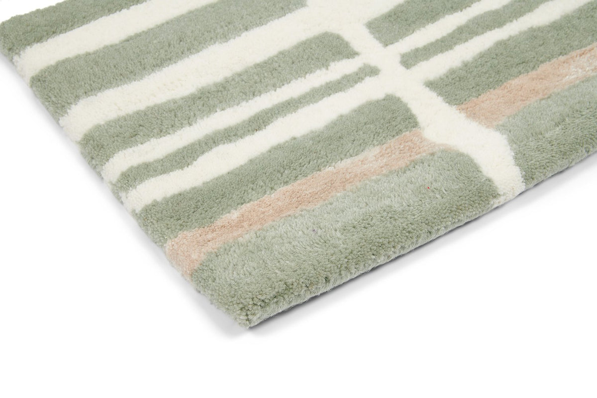 Tortoiseshell Stripe Jade Rug | Florence Broadhurst Designer Rugs Belrose | Rugs 'N' Timber