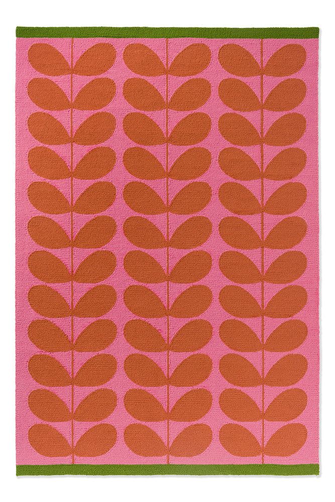 Solid Stem Paprika Outdoor Rug | Orla Kiely Designer Rugs Belrose | Rugs 'N' Timber