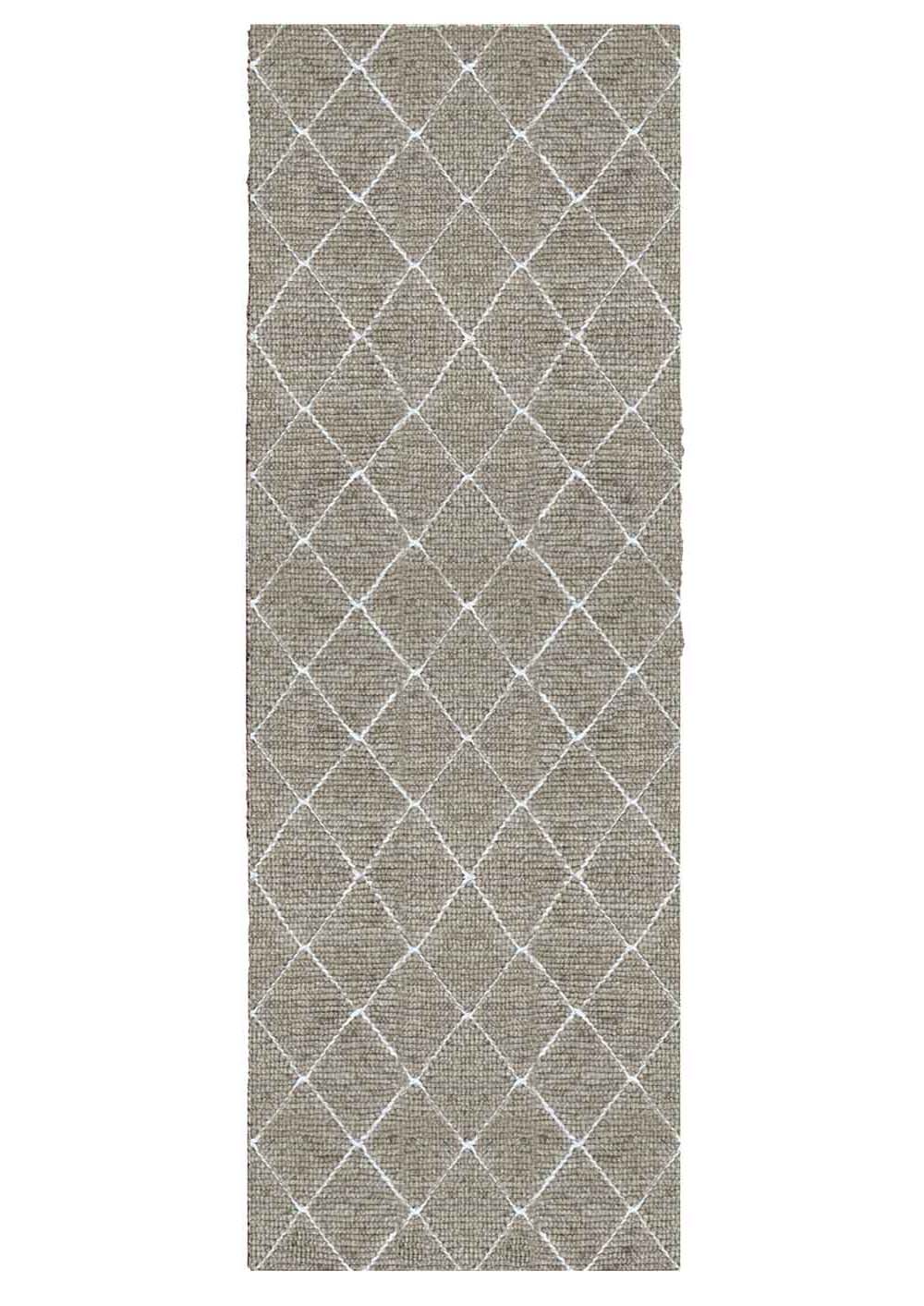 Diamond Runner Rug Diamond Beige Runner | Wool Rugs Belrose | Rugs N Timber – Rugs 'N' Timber