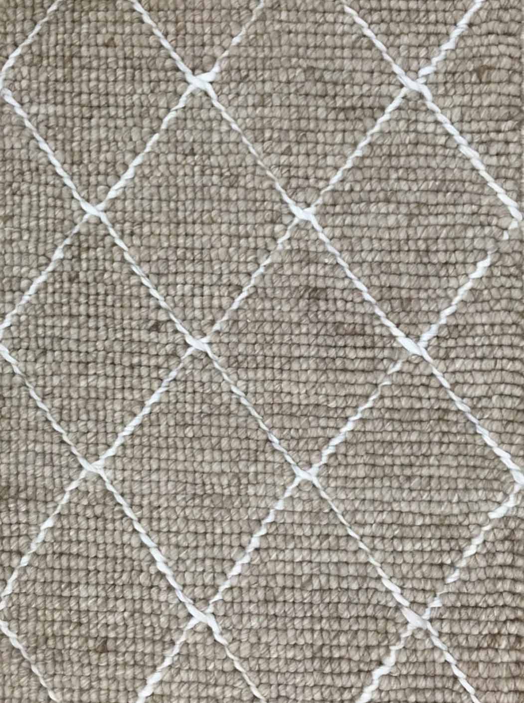 Diamond Beige Runner | Wool Rugs Belrose | Rugs N Timber