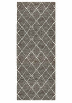 Diamond Brown Runner | Wool Rugs Belrose | Rugs N Timber