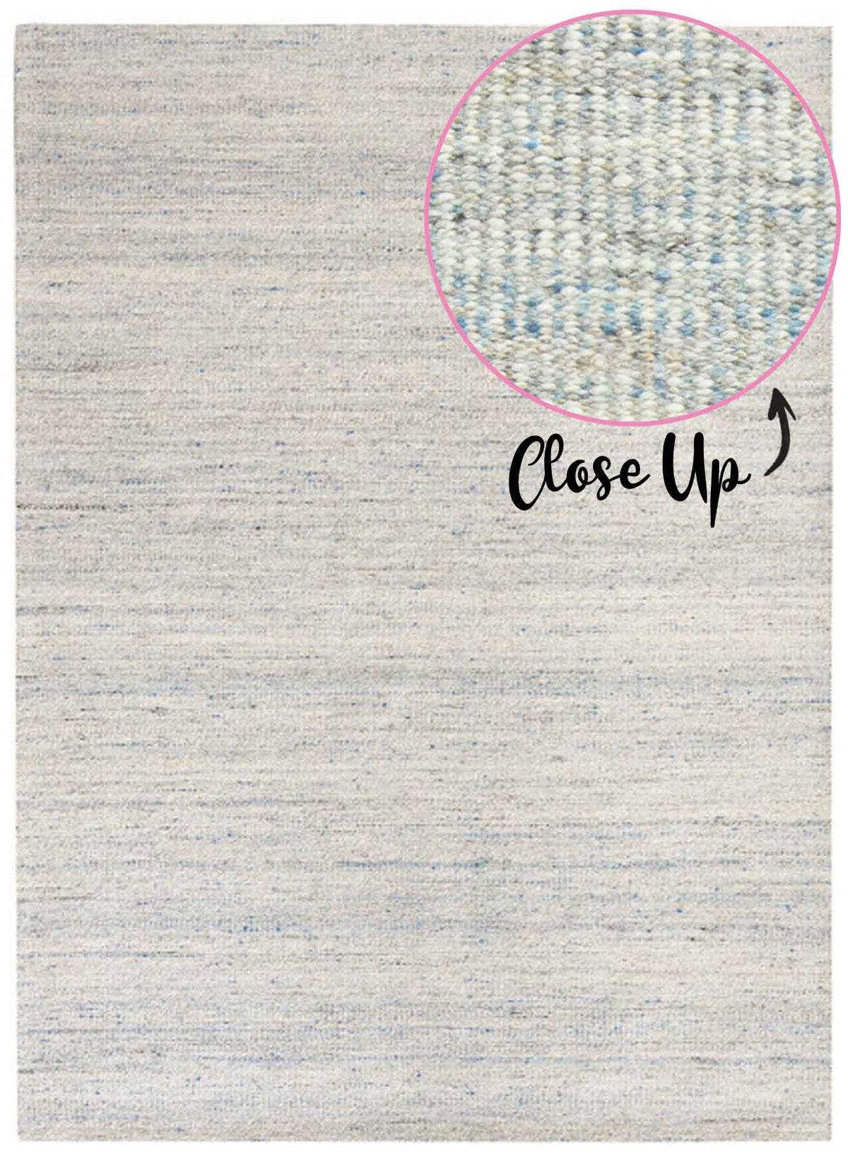 Arthur Denim Blue Rug| Wool Rugs Belrose | Rugs N Timber