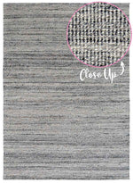 Arthur Gravel Grey Rug| Wool Rugs Belrose | Rugs N Timber