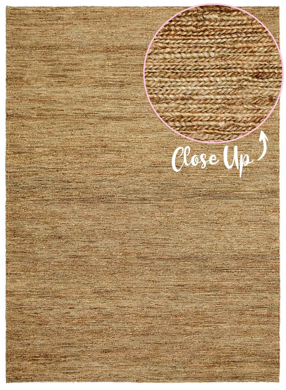 Narrabeen Natural Jute Rug | Natural Fibre Rugs Belrose | Rugs N Timber ...