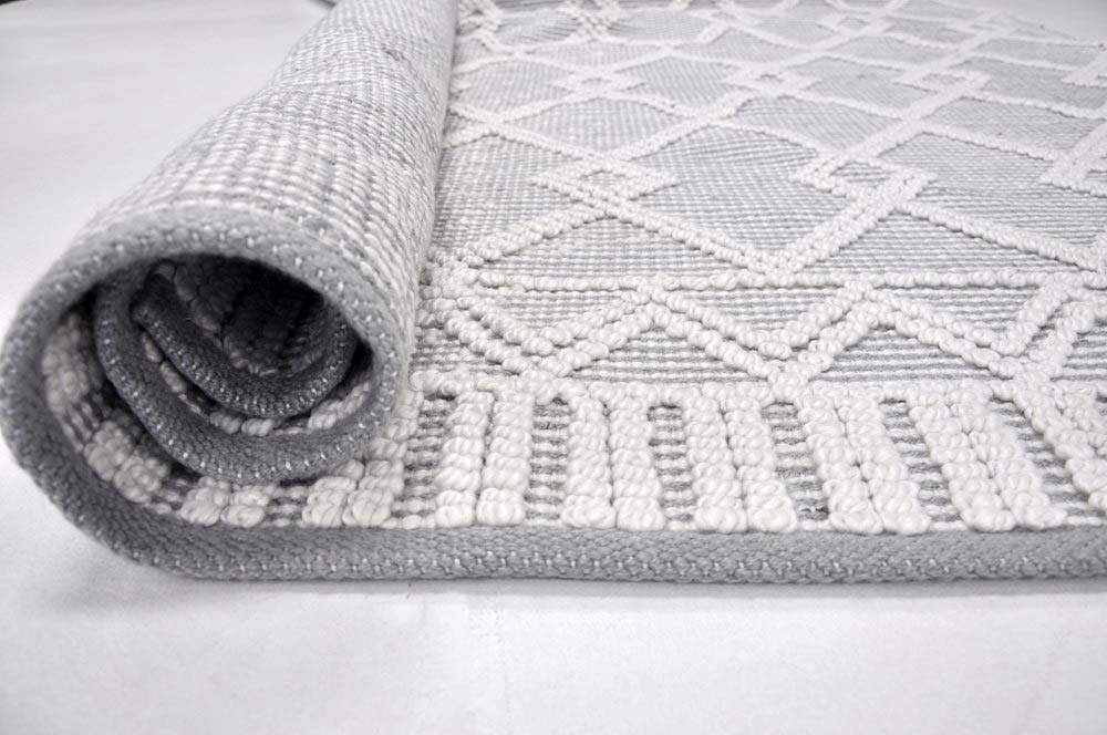 Middleton Off-White Link Rug | Machine Washable Rugs Belrose | Rugs N Timber