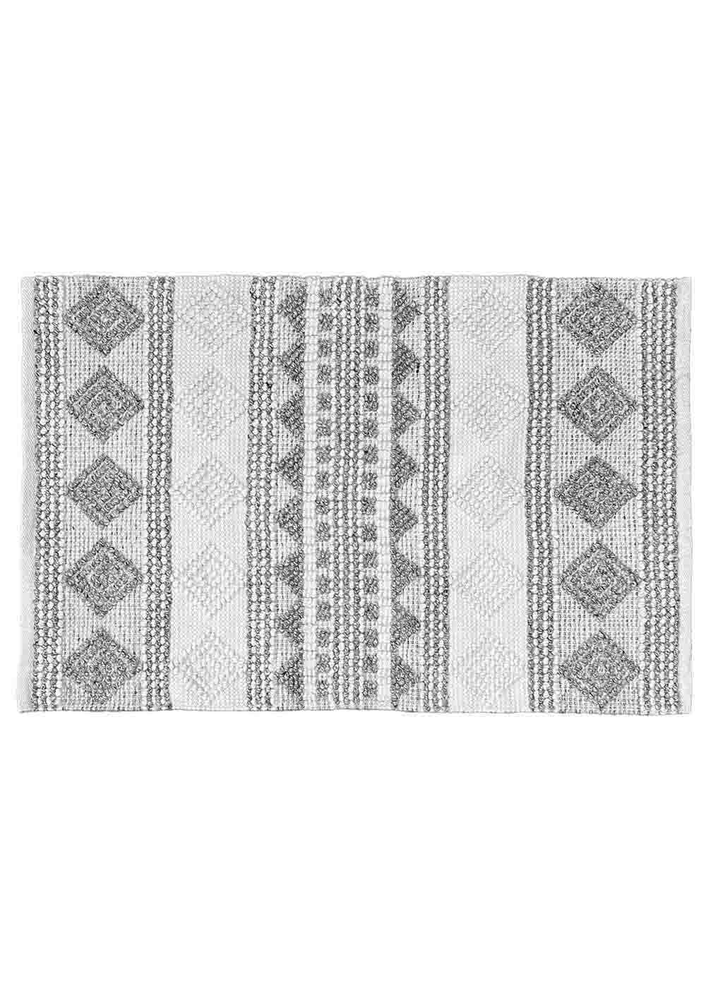 Middleton Grey Tribe Mat | Machine Washable Rugs Belrose | Rugs N Timber