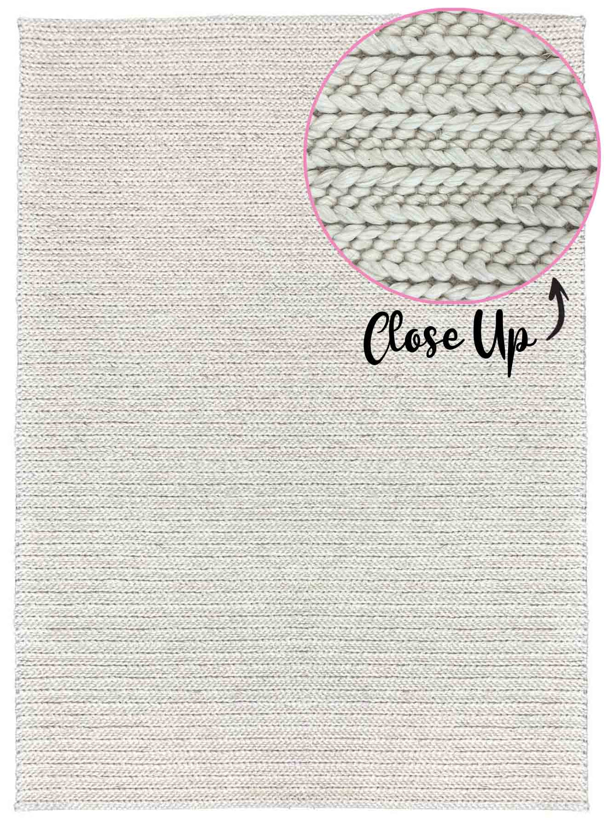 Formato Rug Ruby Cream Neutral Rug | Wool Rugs Belrose | Rugs N Timber – Rugs 'N ...
