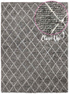 Diamond Dark Grey Rug | Wool Rugs Belrose | Rugs N Timber