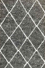 Diamond Dark Grey Rug | Wool Rugs Belrose | Rugs N Timber