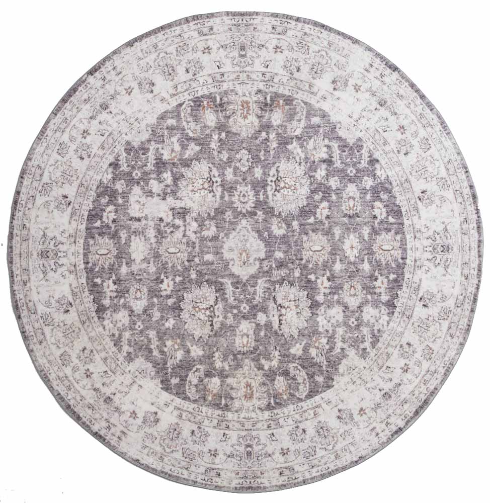 Clareville Storm Fiore Round Rug
