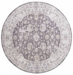 Clareville Storm Fiore Round Rug