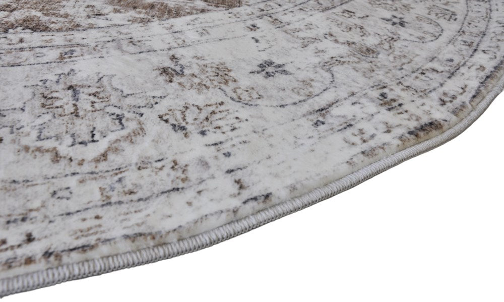 Clareville Stone Fiore Round Rug