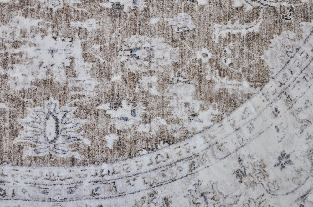 Clareville Stone Fiore Round Rug