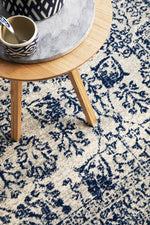 Layla Tempora Floral Blue Rug