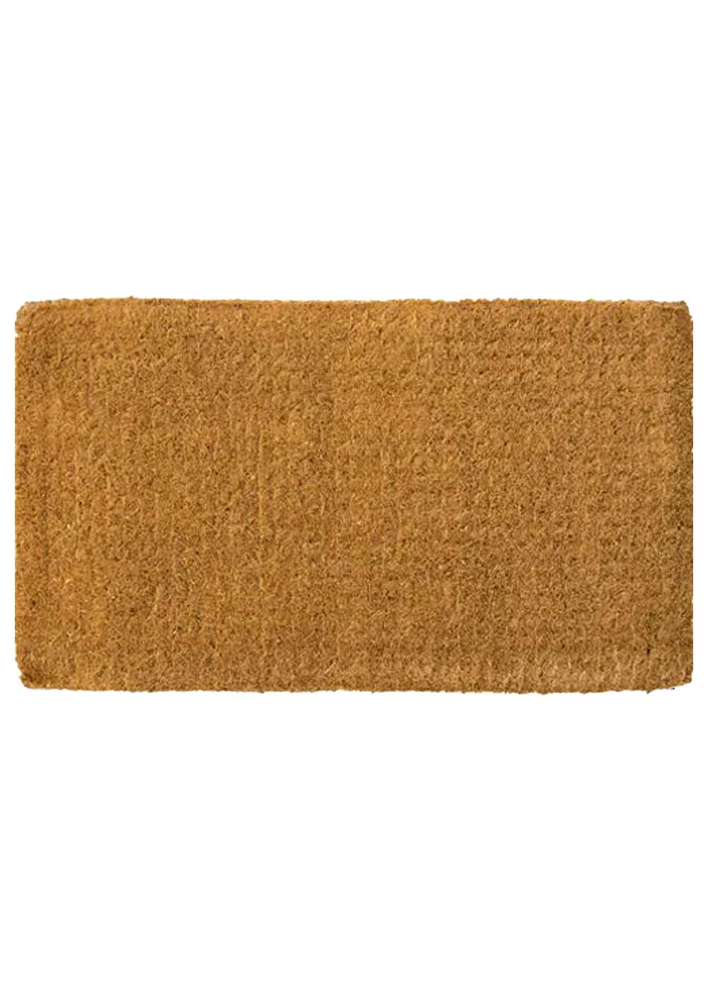 Premium thick handknotted coir Doormat with bound edges