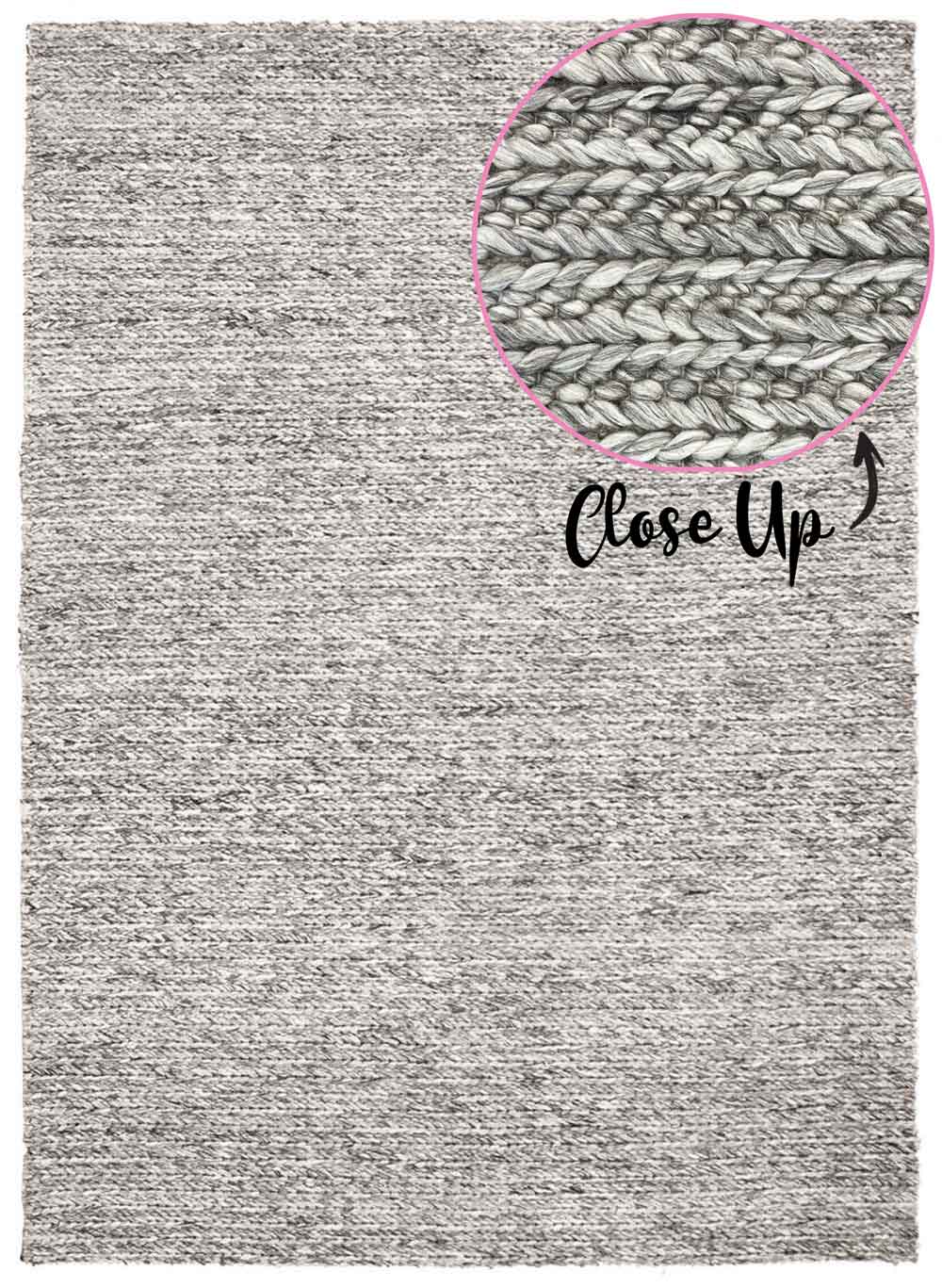 Ruby Grey Rug | Wool Rugs Belrose | Rugs N Timber