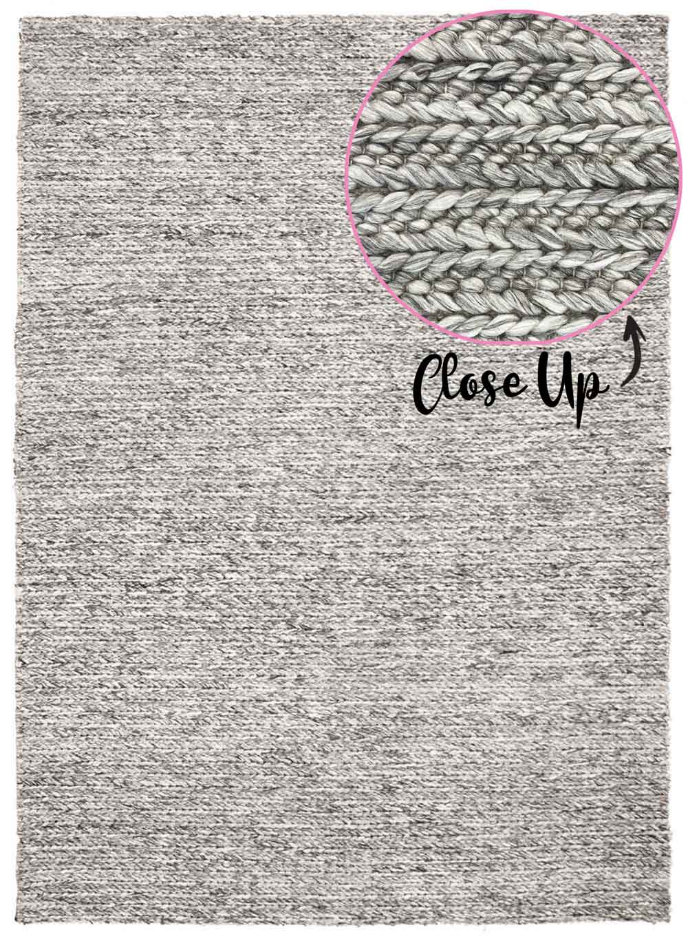 Ruby Grey Rug | Wool Rugs Belrose | Rugs N Timber