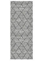 Diamond Grey Runner | Wool Rugs Belrose | Rugs N Timber