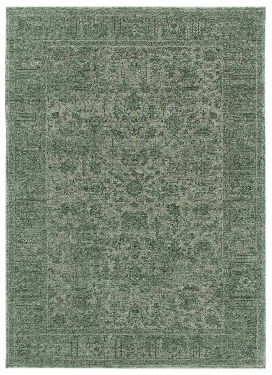 Vienna Manor Sage Rug featuring a classic floral pattern in sage green tones, available at Rugs N Timber Belrose showroom, Northern Beaches Sydney