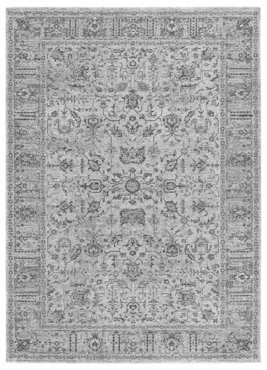 Vienna Manor Stone Rug featuring a classic floral pattern in Stone grey tones, available at Rugs N Timber Belrose showroom, Northern Beaches Sydney