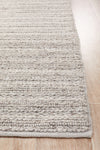 Kendall Silver Rug - textured knotted wool rug - See it at Rugs N Timber Belrose