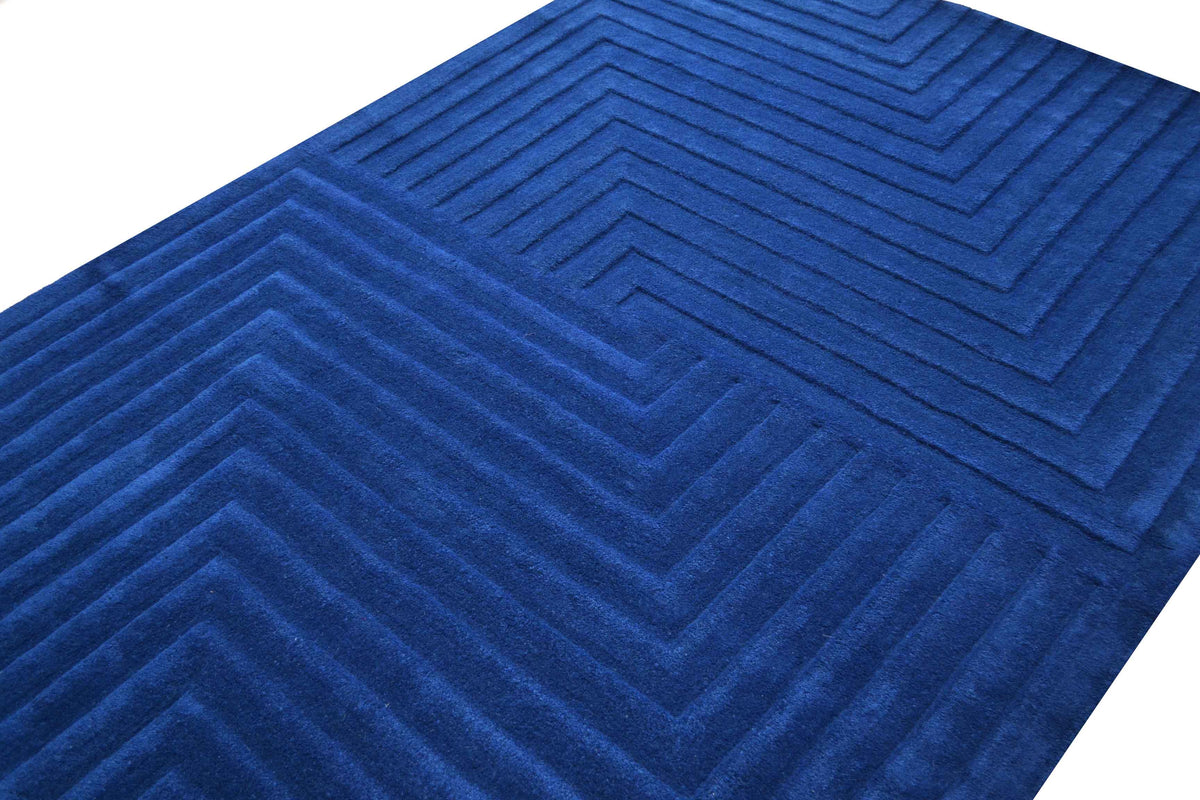 Somerville Sapphire Herringbone Rug