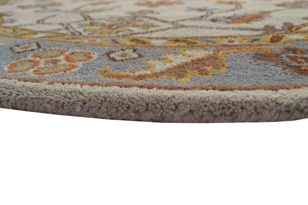 Hammond Creme Classico Round Rug