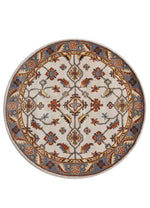 Hammond Creme Classico Round Rug