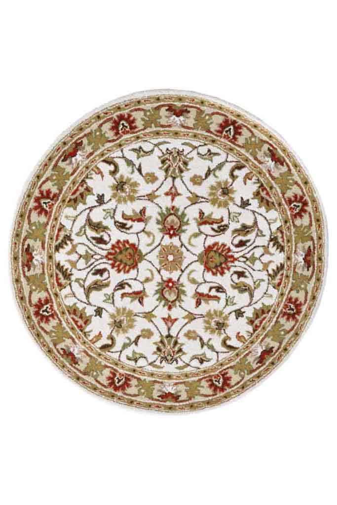 Hammond Ivory Antico Round Rug