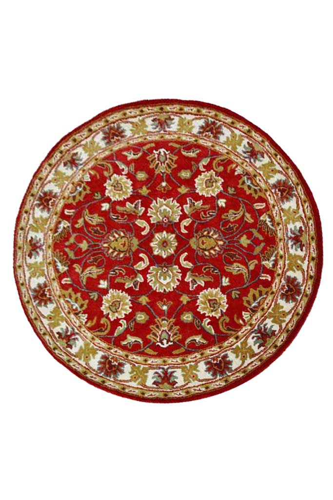 Hammond Scarlet Antico Round Rug