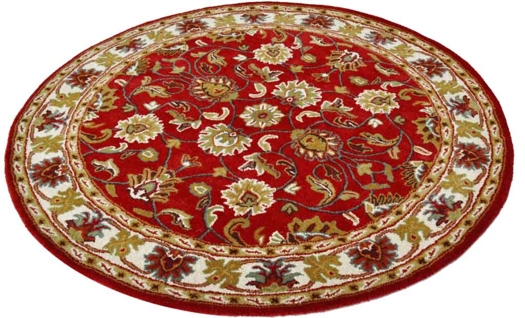 Hammond Scarlet Antico Round Rug