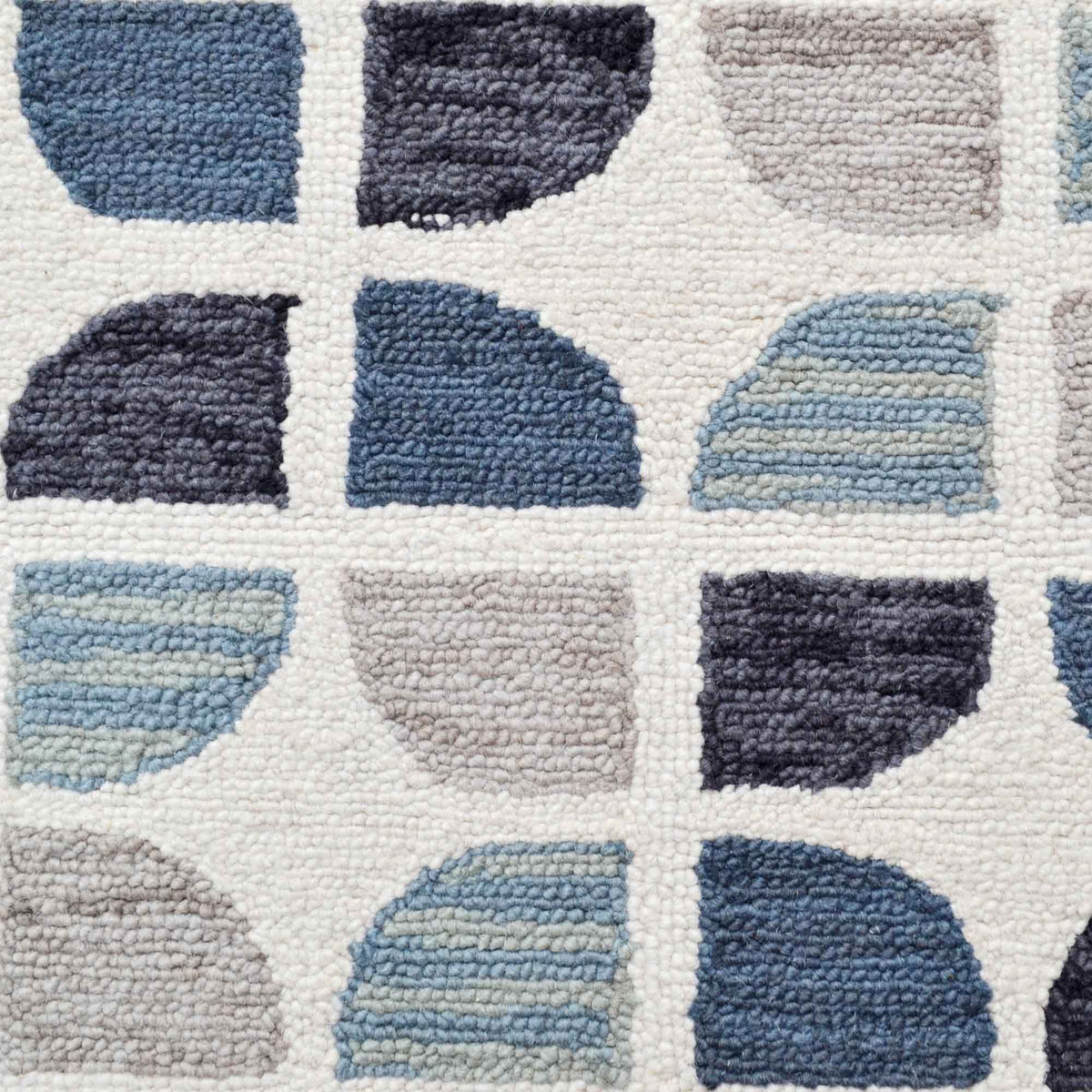 Squircle Rug Berkeley Blue Wool Rug | Modern Rugs Belrose | Rugs N Timber – Rugs 'N ...