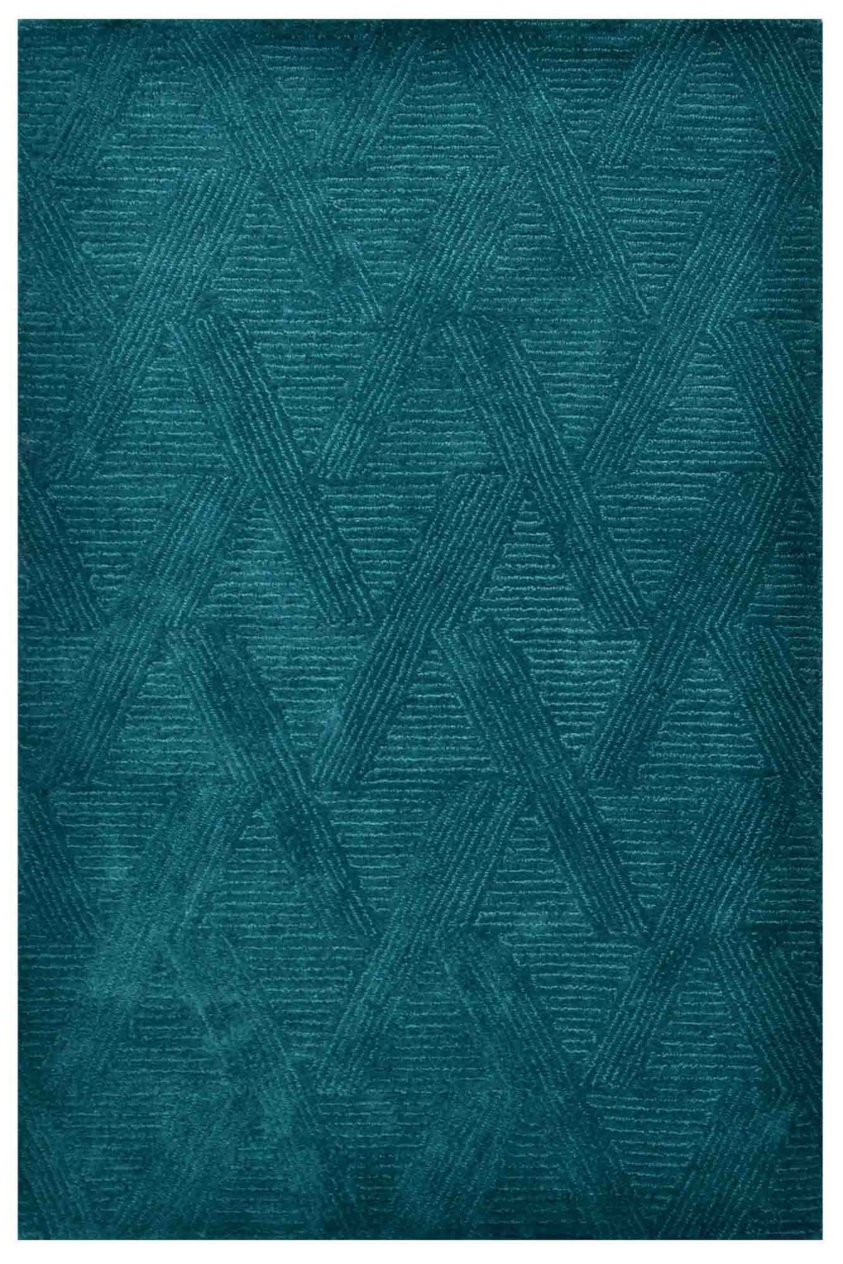 Beaumont Teal Wool Rug | Modern Rugs Belrose | Rugs N Timber