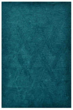 Beaumont Teal Wool Rug | Modern Rugs Belrose | Rugs N Timber