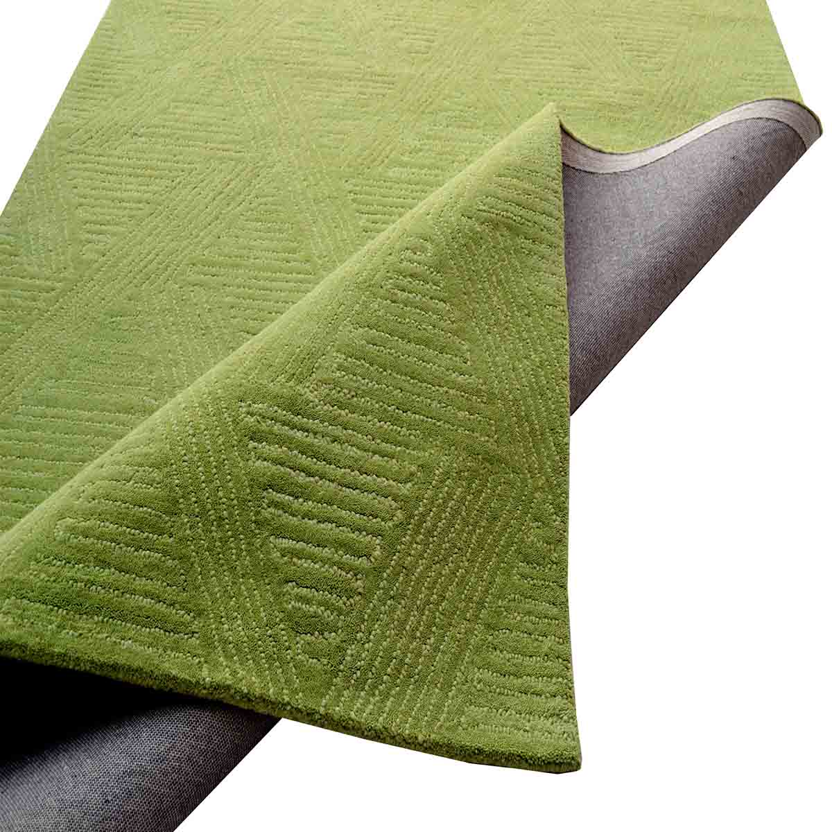 Beaumont Green Wool Rug | Modern Rugs Belrose | Rugs N Timber