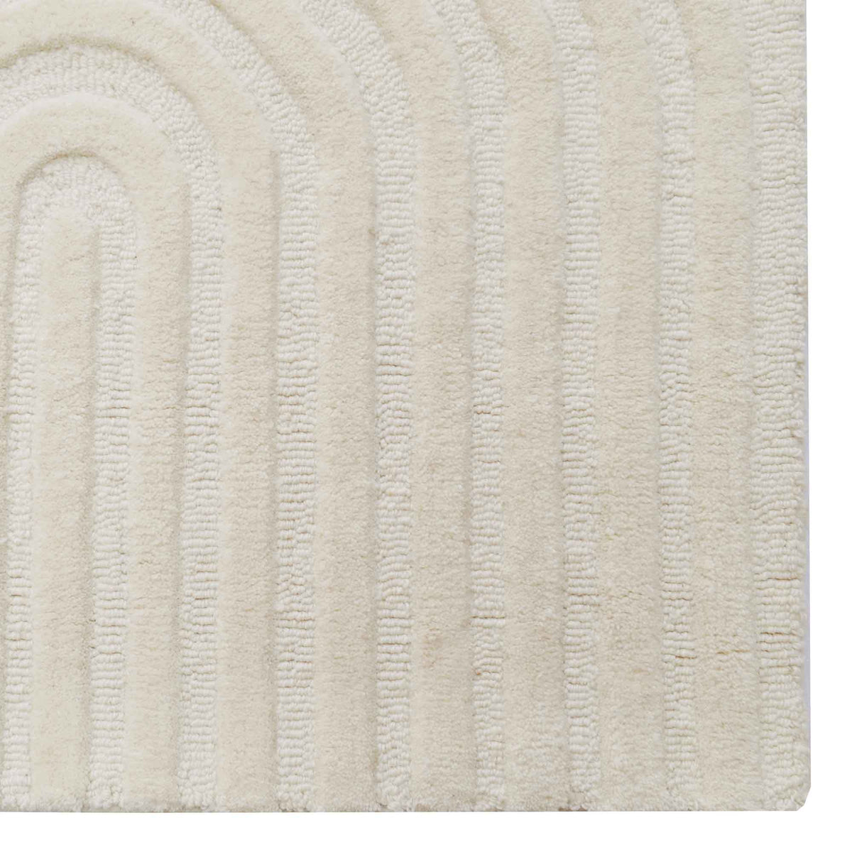 Tacomo Ivory Motion Rug