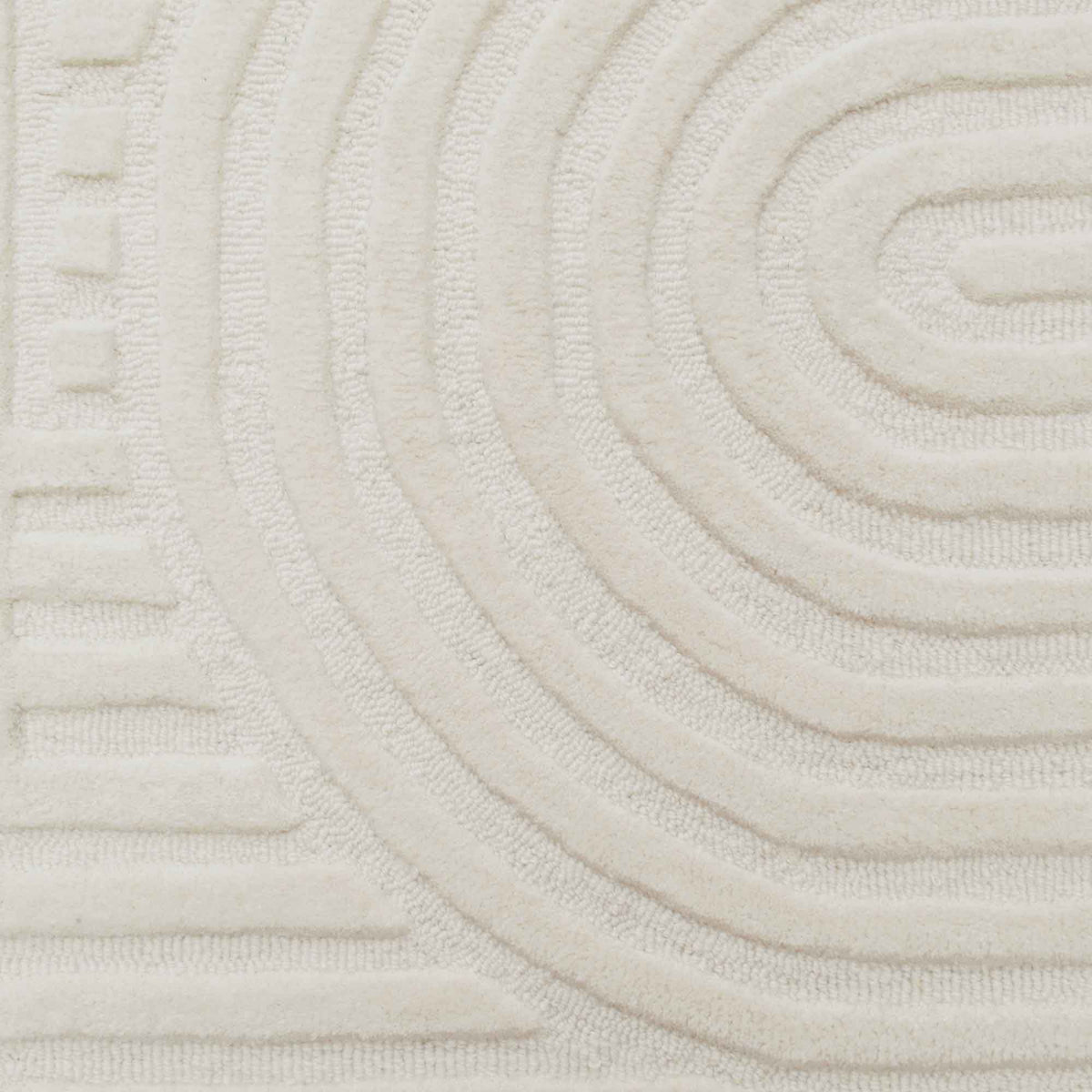 Tacomo Ivory Motion Rug