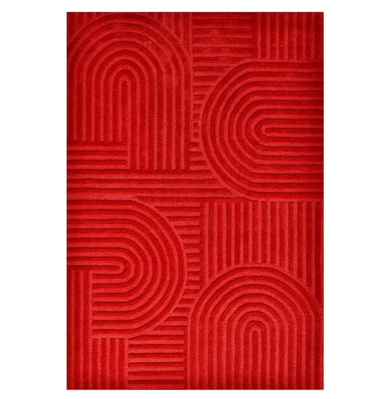 Tacomo Scarlet Motion Rug