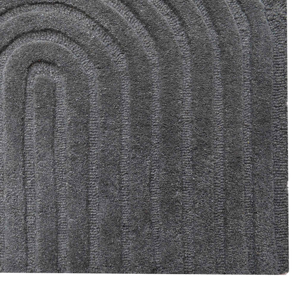 Tacomo Grey Wool Rug | Modern Rugs Belrose | Rugs N Timber – Rugs 'N ...