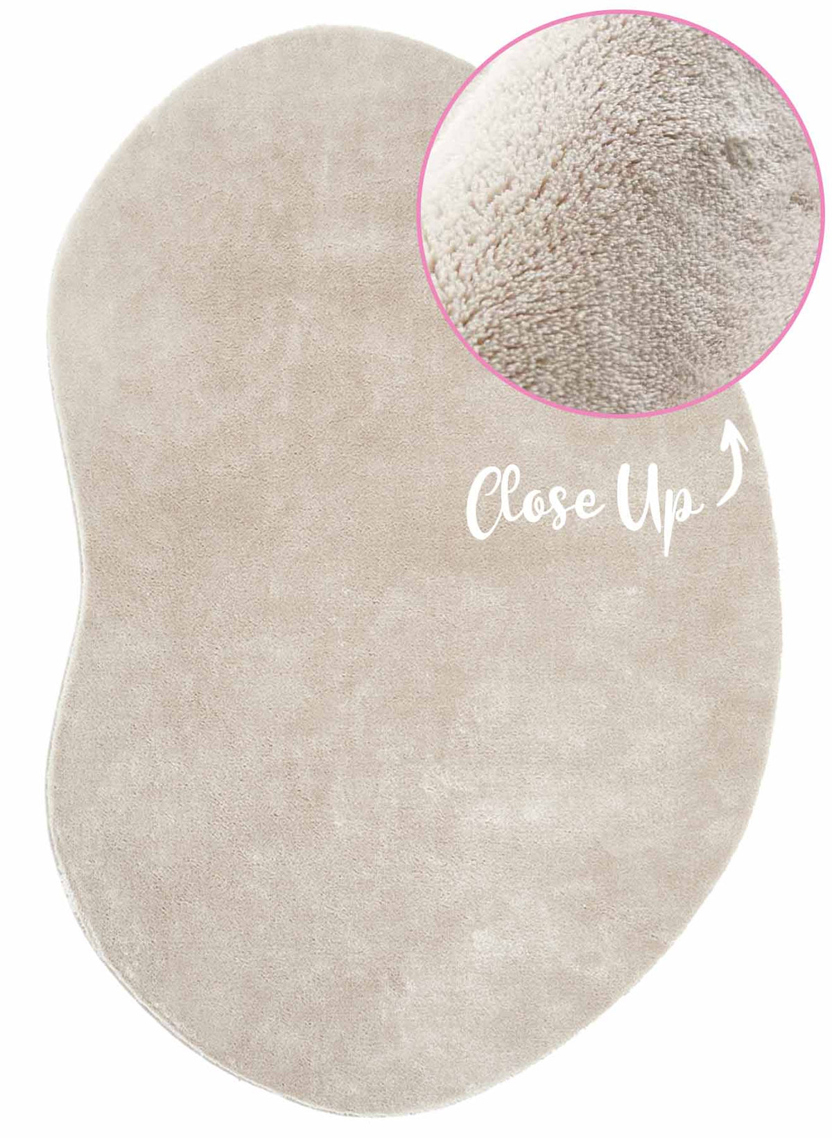 Calypso Linen Shaped Rug | Machine Washable Rugs Belrose | Rugs 'N' Timber