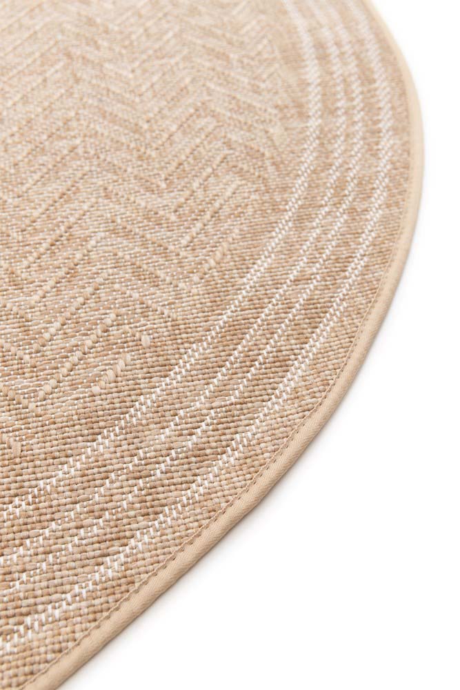Oxford Chevron Round Rug